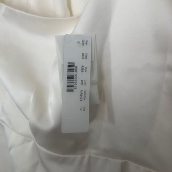 J. Crew Manuela Wedding Dress Size 12 NWT - Picture 9 of 13